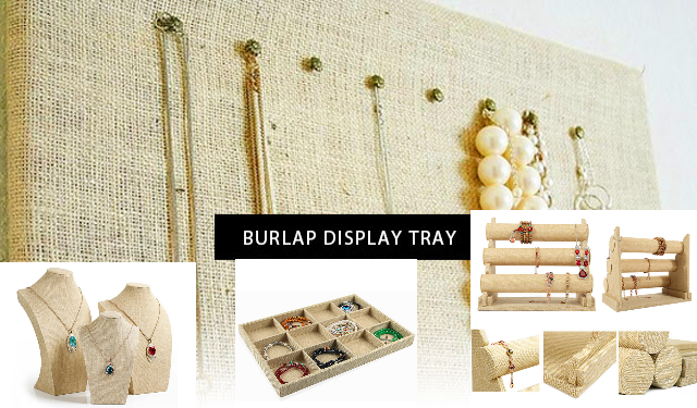 Burlap Trays